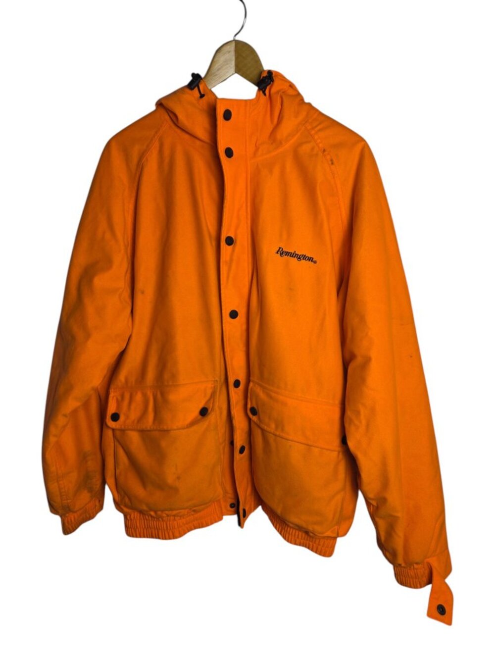 Remington Men's Hooded Hunting Jacket Full Zip Blaze Orange Large